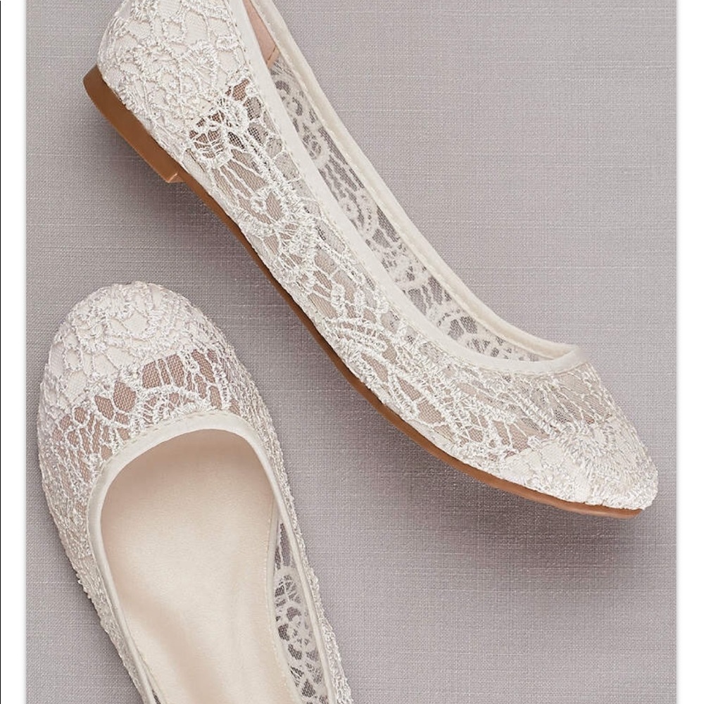 David’s bridal flats